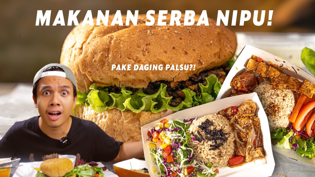 SEMUA MAKANAN DISINI PAKE DAGING PALSU! TAPI KOK BISA SEENAK INI