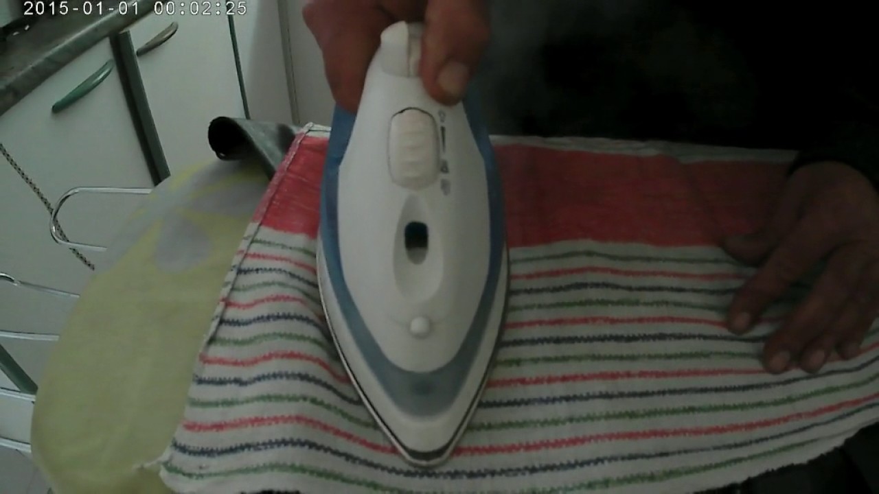 mettre un écusson thermocollant sur du cuir