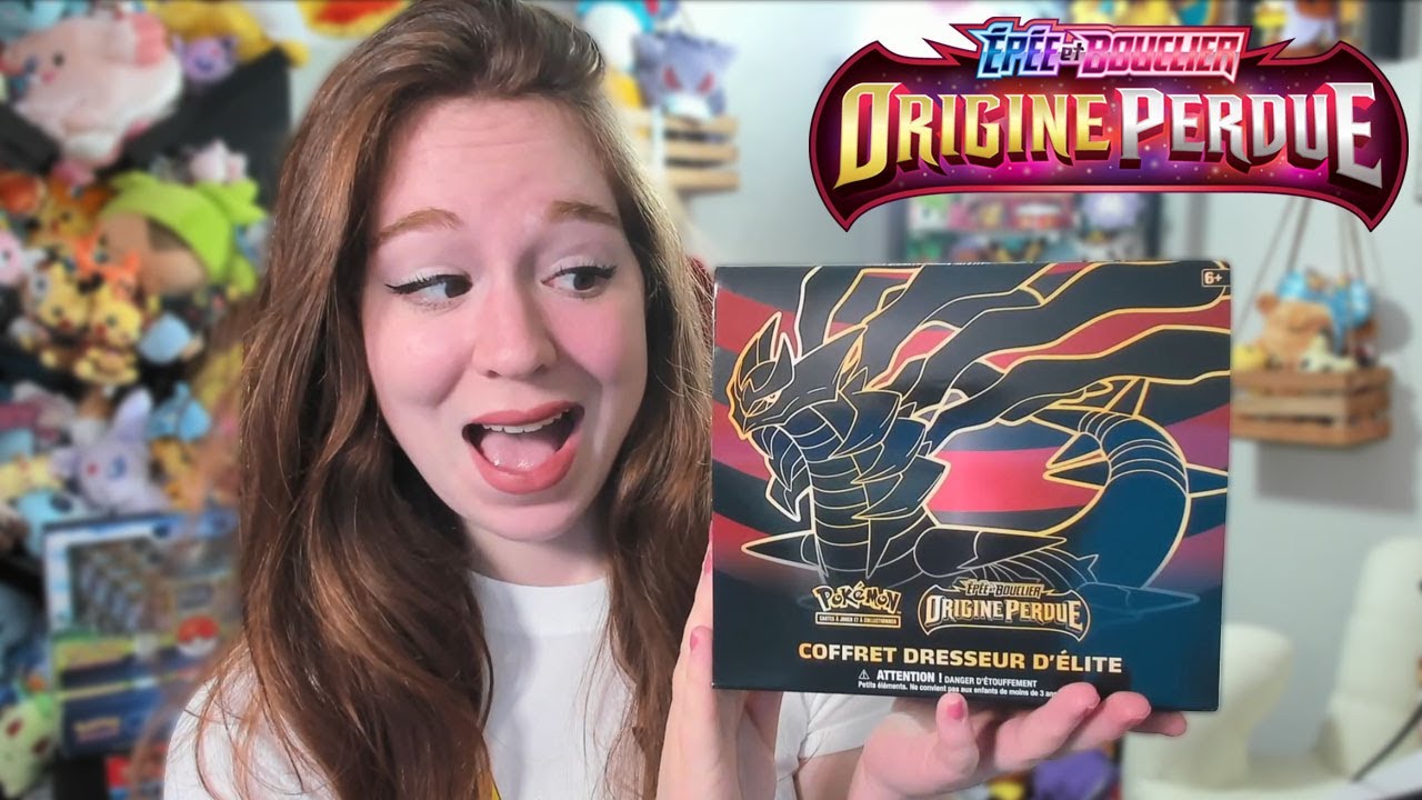 JE SUIS CHOQUÉE ! Ouverture du Coffret Dresseur d'Elite Origine Perdue Giratina !