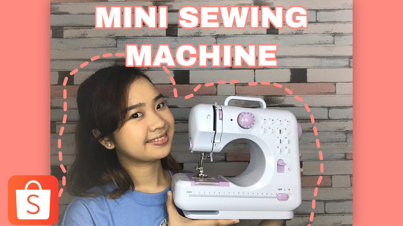 (12-STITCH) MINI SEWING MACHINE FULL REVIEW/DETAILS TAGLISH (SHOPEE) | AYA BALBUENA