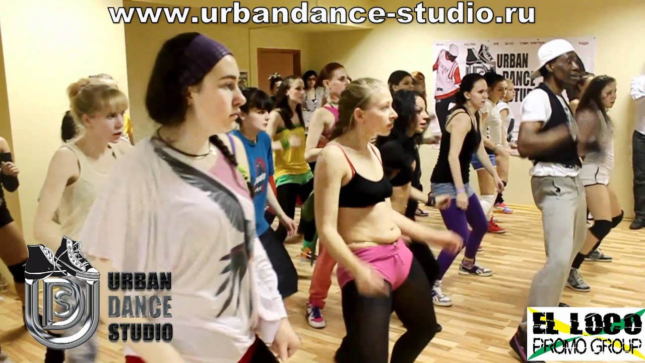 Reggae Dancehall (social dance) Workshop in Russia by Rorie (Fire di Blackz)