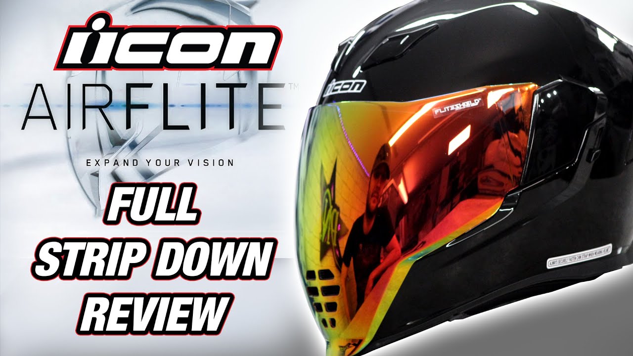 Icon Airflite full helmet strip down review