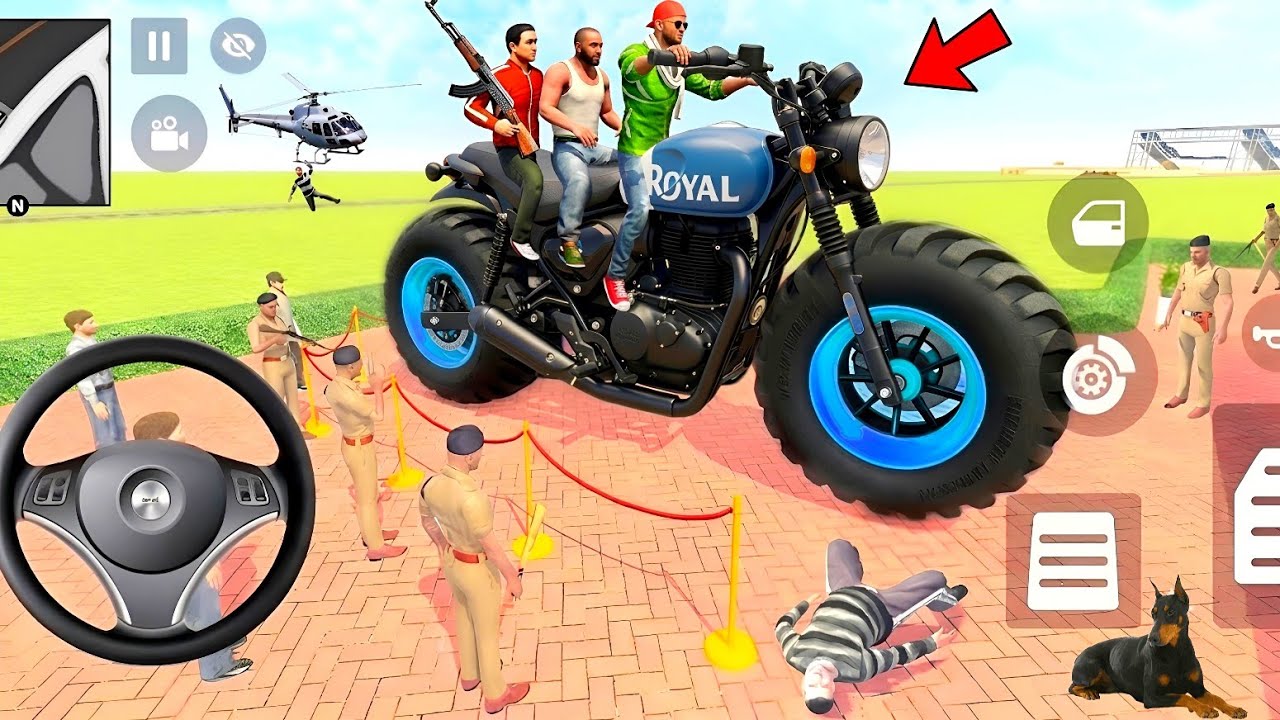 Franklin Purchase New Modified Heavy Police RC Mons Bike 🤑 Indian Theft Auto Simulator🪖 New update💥🤩