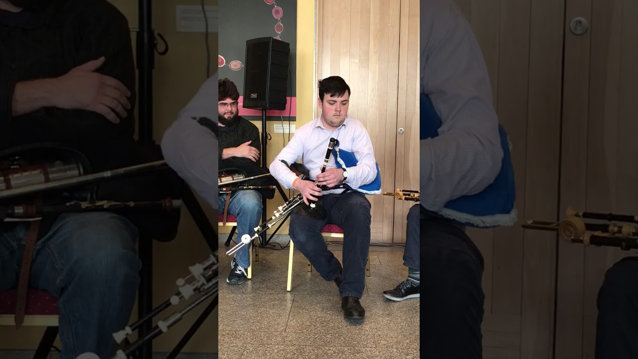 Joe Byrne playing three marches learned from the playing of Leo Rowsome
