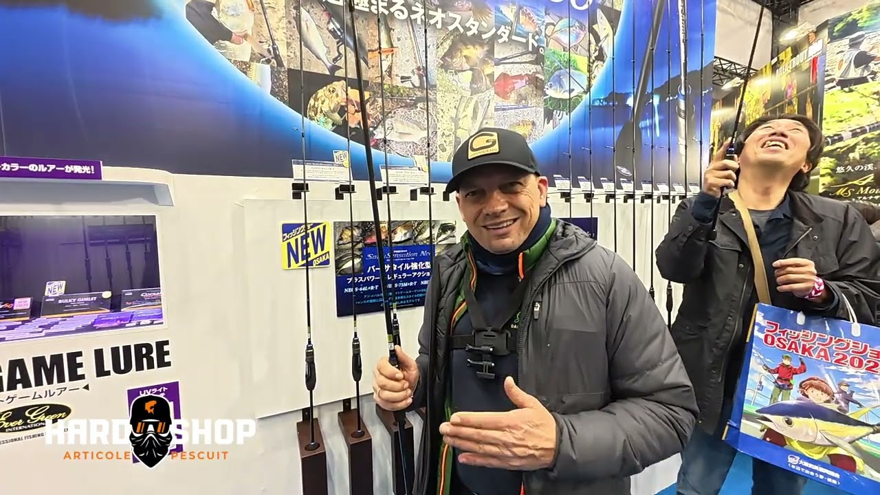 În vizită la Standul Evergreen de la Osaka Fishing Show 2026 💪  ⁨@IulianTirnacop⁩   #evergreen