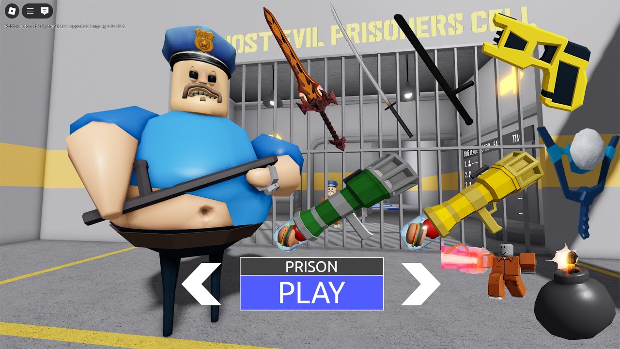 BARRY'S PRISON RUN! (OBBY) - Use 10 Attacking Powers - All morphs Unlocked: Alien, Barry, Siren Cop