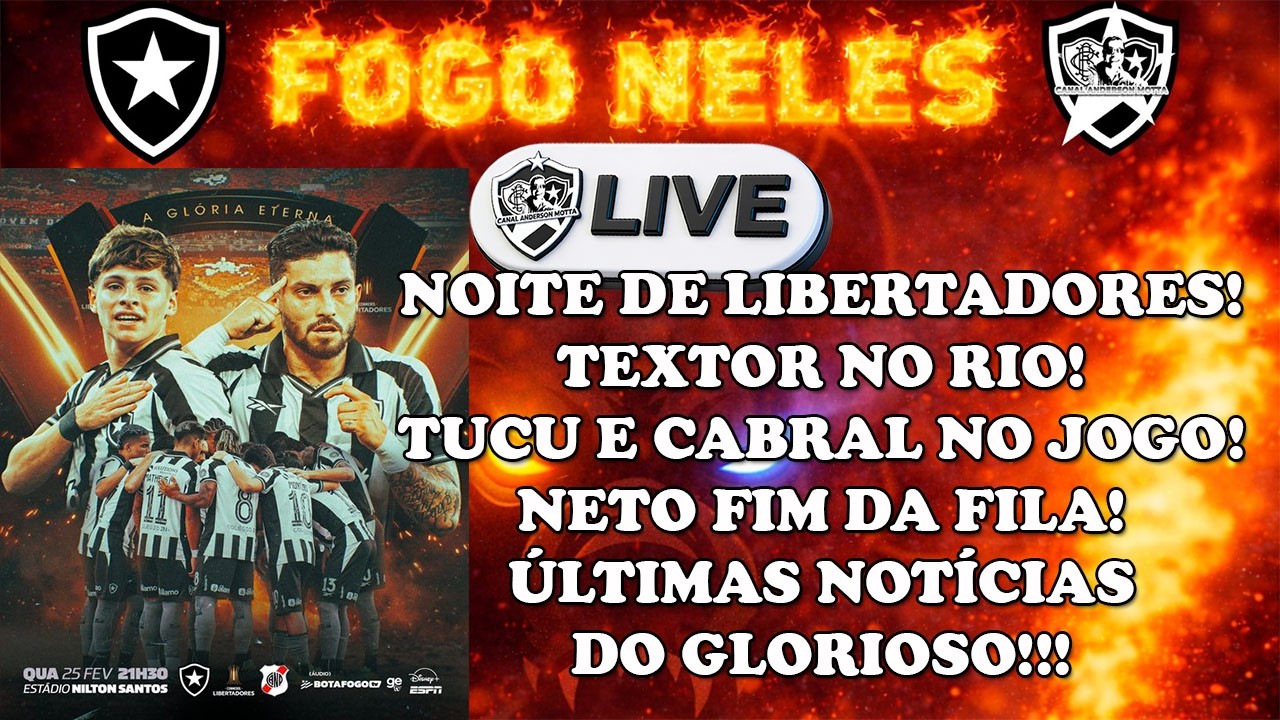 LIVE ALVINEGRA RAIZ - DIA DE LIBERTA!TUCU E CABRAL RELACIONADOS!NETO FORA!TEXTOR NO RIO E MUITO MAIS