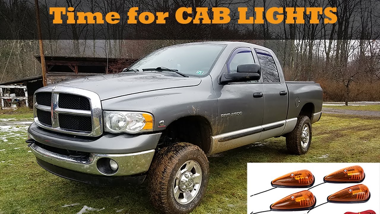RAM 2500 Cummins Cab Lights Install