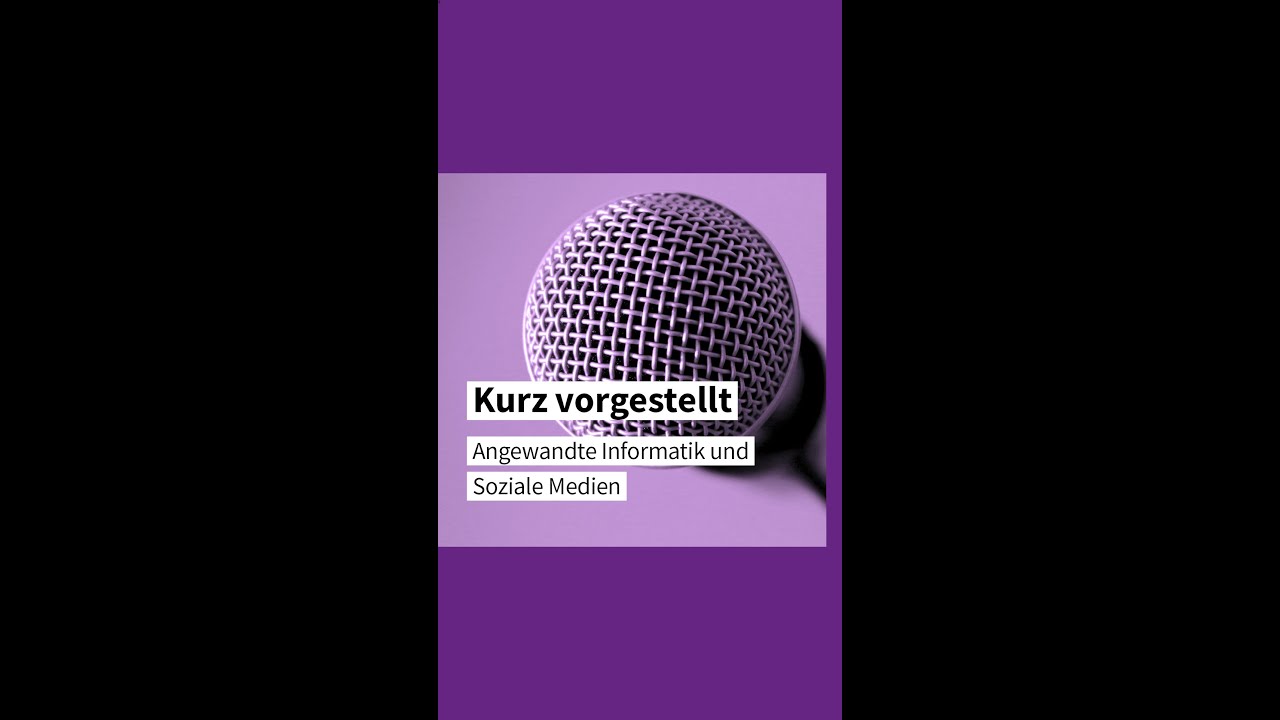 Was steckt hinter Angewandte Informatik & Soziale Medien?