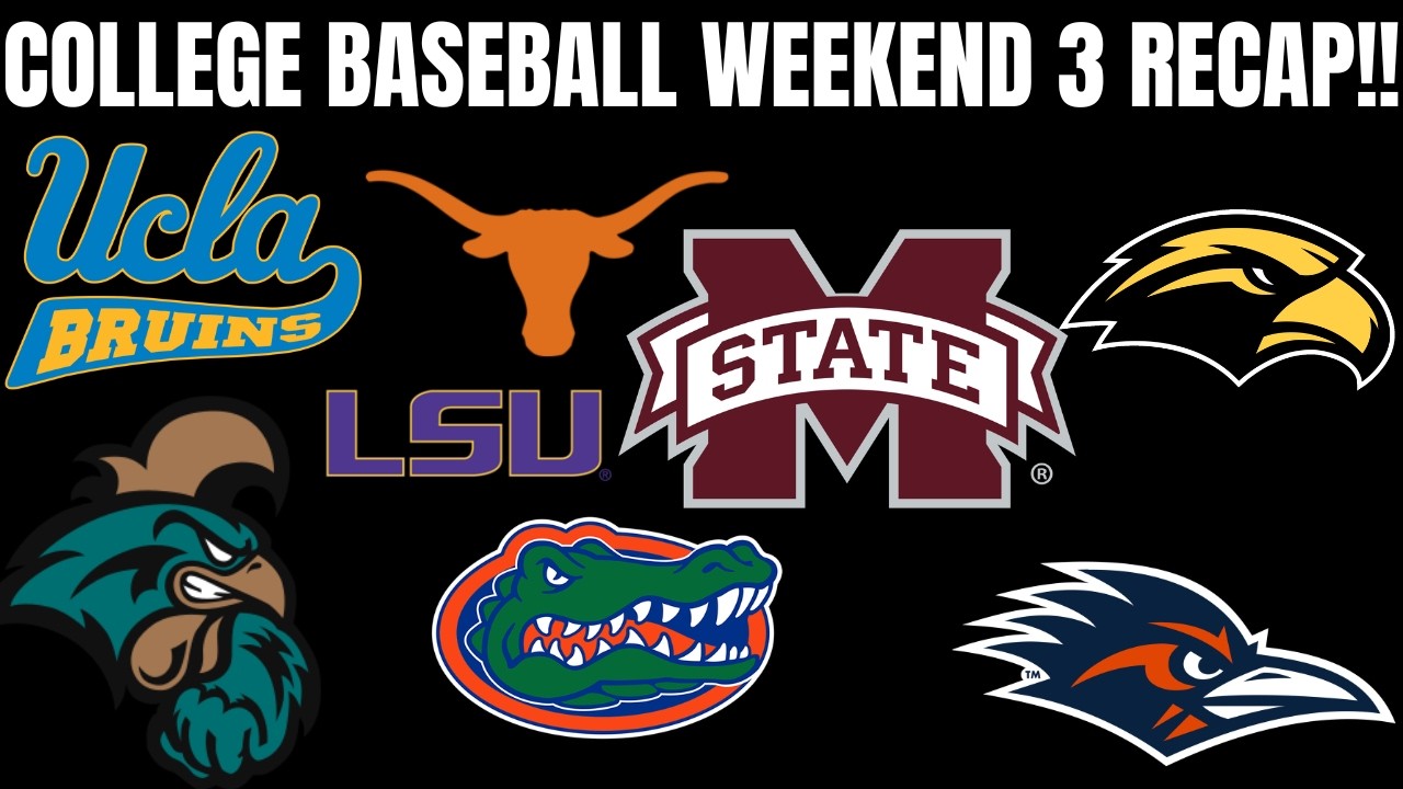 College Baseball Weekend 3 Recap - BASEBALL TALK WITH THE EARLE BROTHERS