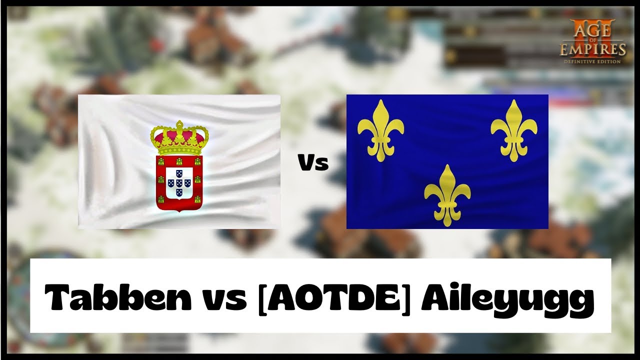 Age of Empires 3- Port Vs French | Tabben Vs [AOTDE] Aileyugg | Aoe3 DE | 1v1 Pro Game | 4K