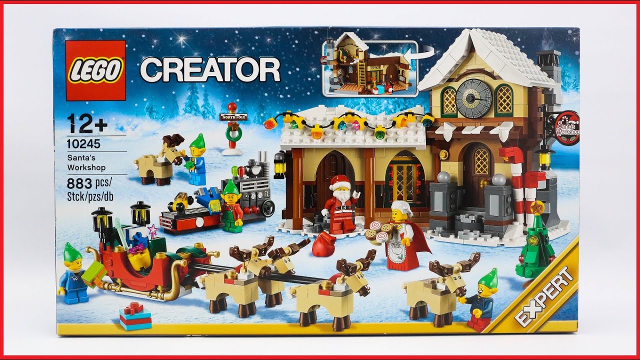 LEGO Creator 10245 Santa's Workshop Speed Build Review