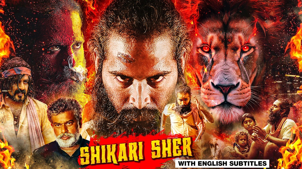 New Released Shikari Sher (HuliBete) 2026 | South Indian 4K Hindi Dubbed Movie | English Subtitles