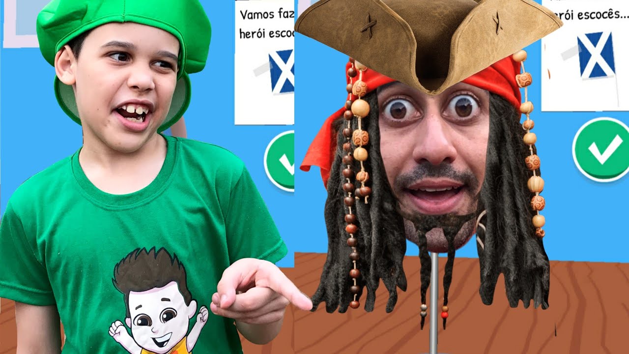 FIZ UM PIRATA DE MASSINHA - Jogo Esculpidos