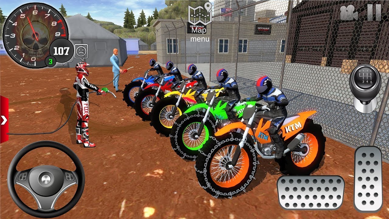 Motor Dirt Bikes driving Extreme Off-Road Multiplayer Game #2 - Offroad Outlaws Android ios Gameplay