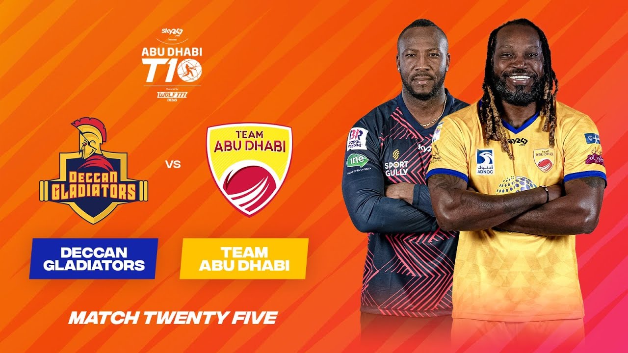 25 марта: основные моменты | Deccan Gladiators против Team Abu Dhabi | День 11 | Abu Dhabi T10, с...