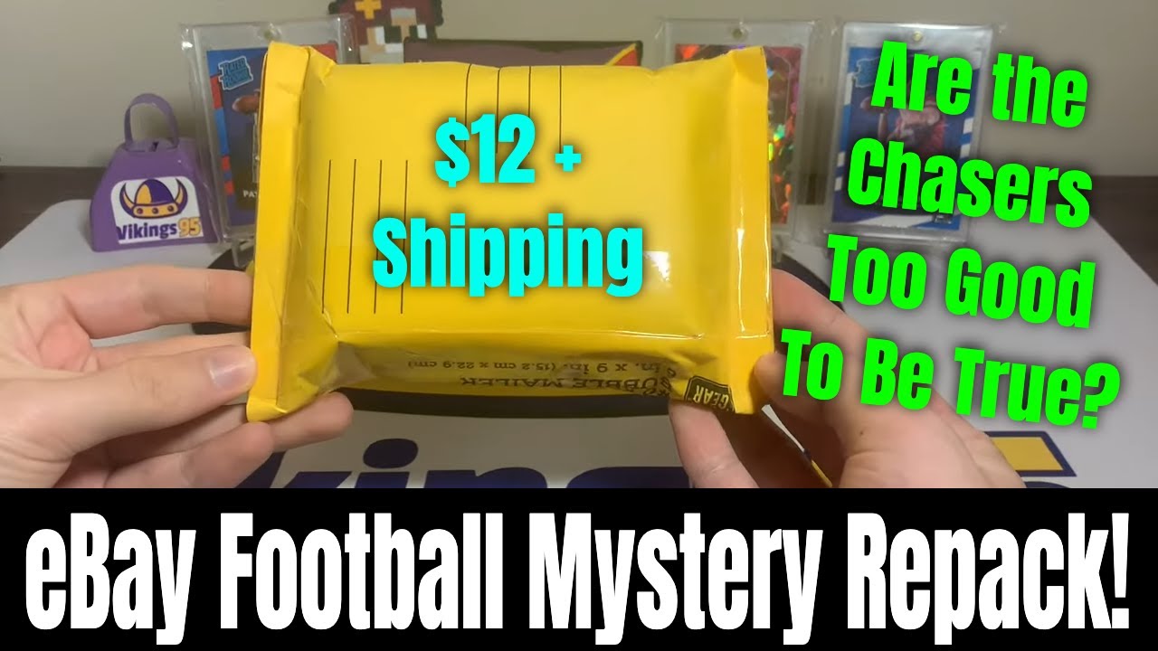 $12 Plus Shipping For This eBay Football Mystery Hot Pack! Are The Chase Cards Legit? Interesting...