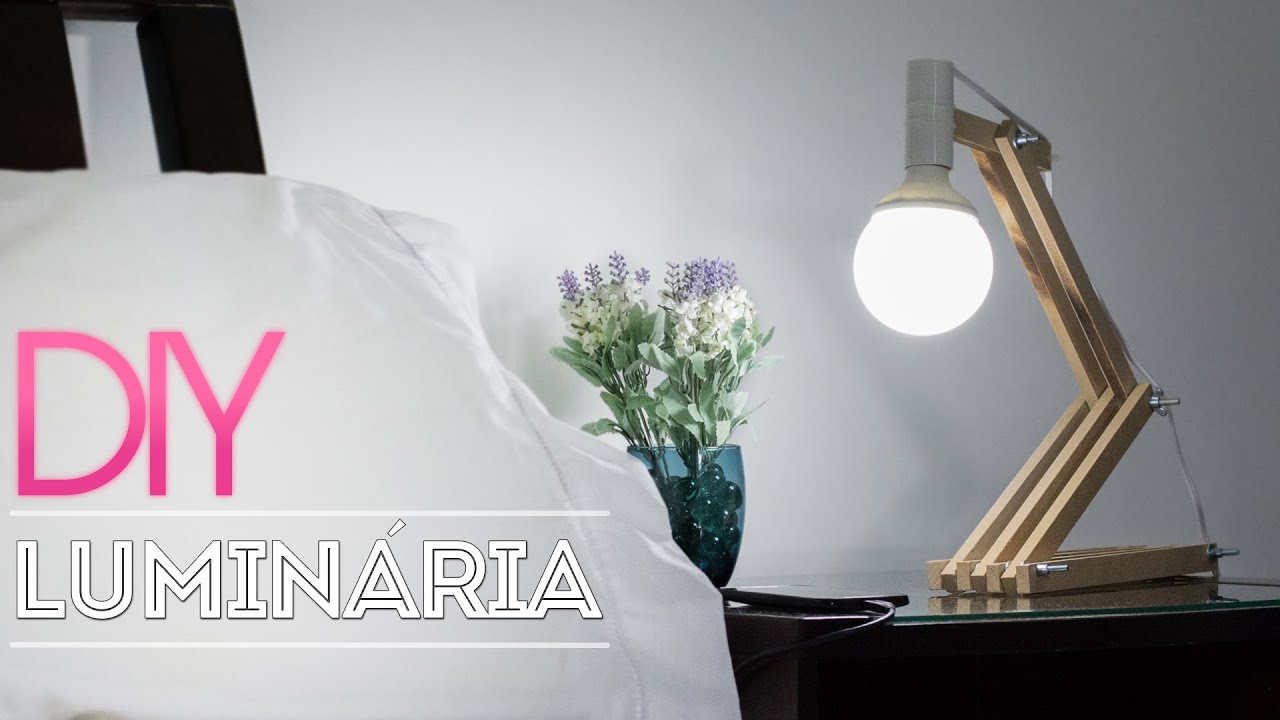 DIY :: Luminária de madeira | Aprenda a fazer