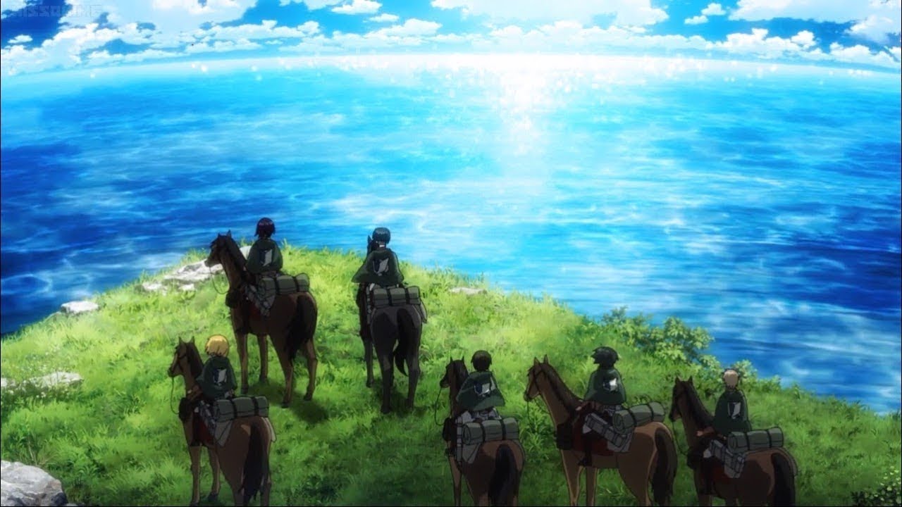 seeing the ocean | hymn for the weekend | AOT edit/amv 🌊
