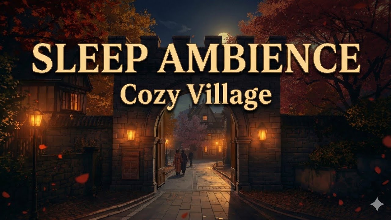 Cozy Fantasy Village | Calm Ambience for Stress Relief & Sleep
