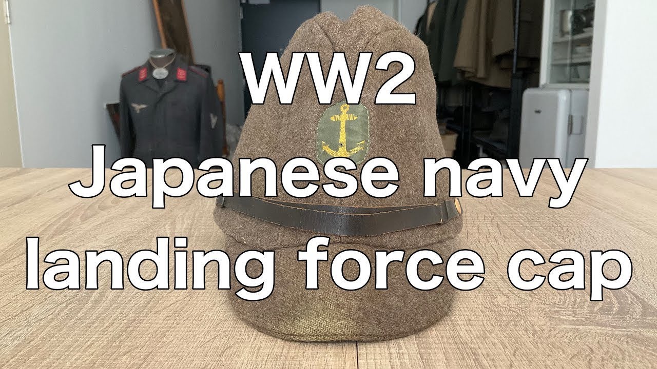WW2 Japanese navy landing force cap.