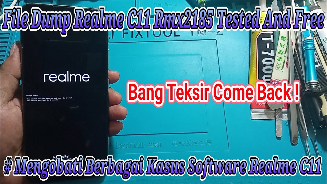 CARA FLASH FILE DUMP REALME C11 RMX2185 FREE AND TESTED