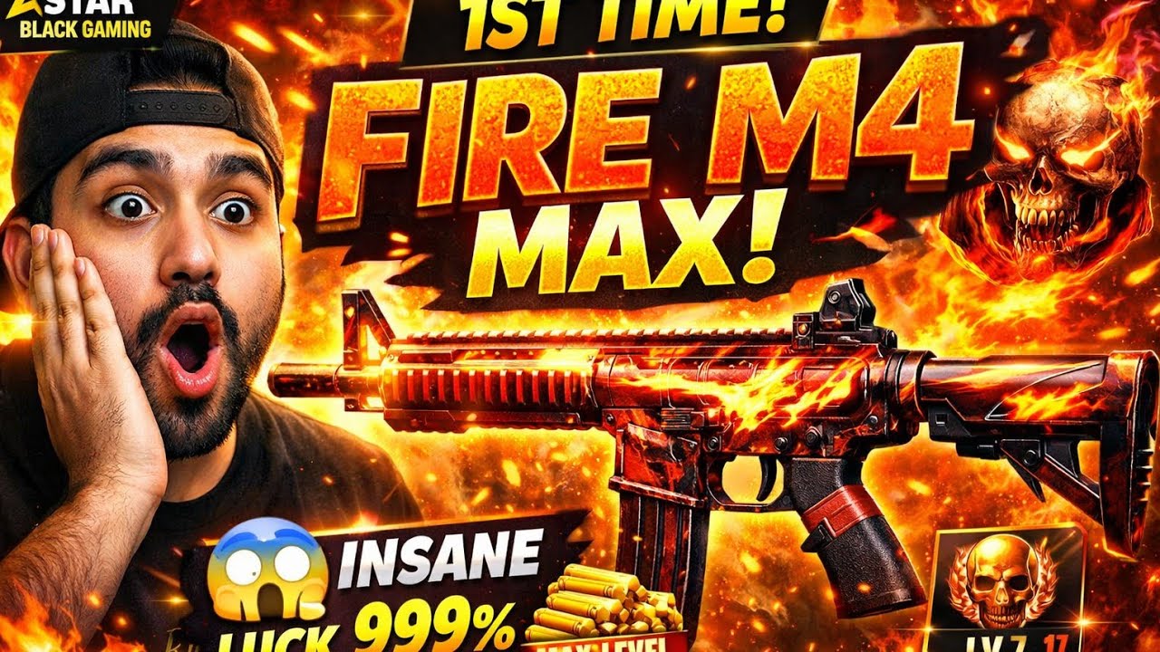1ST TIME FIRE M4 MAX OUT 😱 | Luck 999% 😳 Crazy Crate Opening | PUBG Mobile