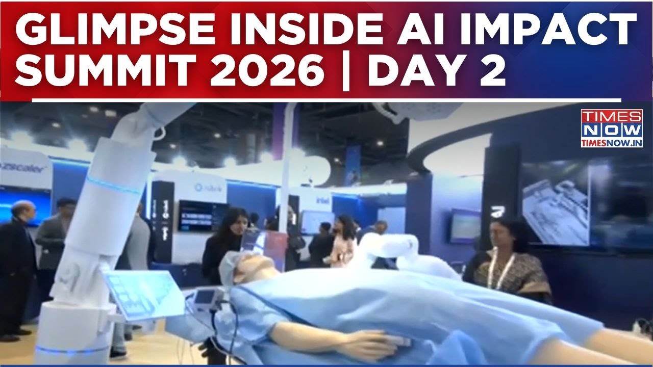 India AI Impact Summit Day 2: Health Robots, Sovereign Models, $200B Investments & More | WATCH