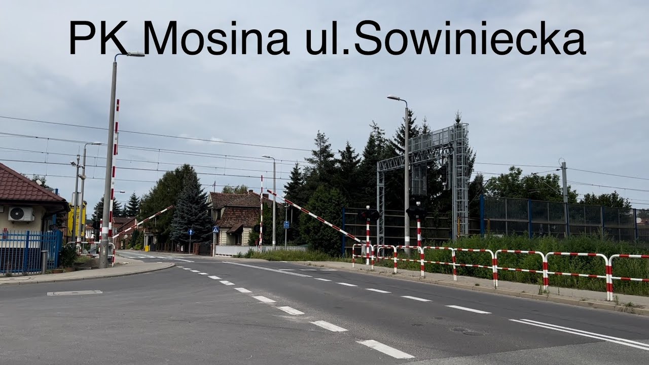 Przejazd kolejowy Mosina ul.Sowiniecka | Polish railroad crossing