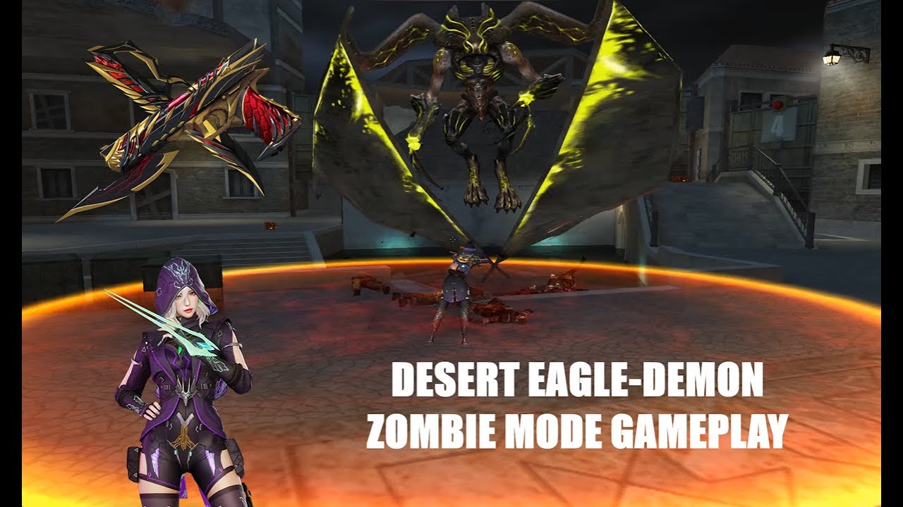 *NEW* Desert Eagle Demon | Solo Full Clear | ZM Gameplay | Crossfire West
