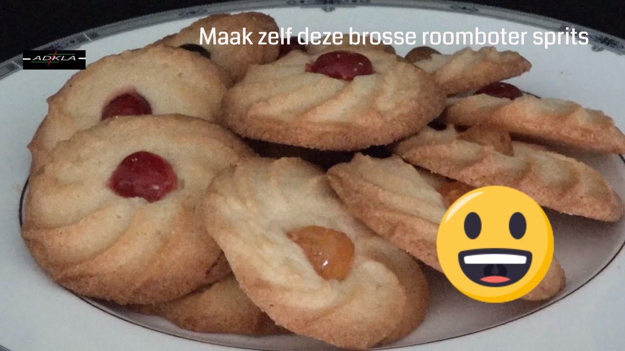 Maak zelf deze brosse roomboter sprits