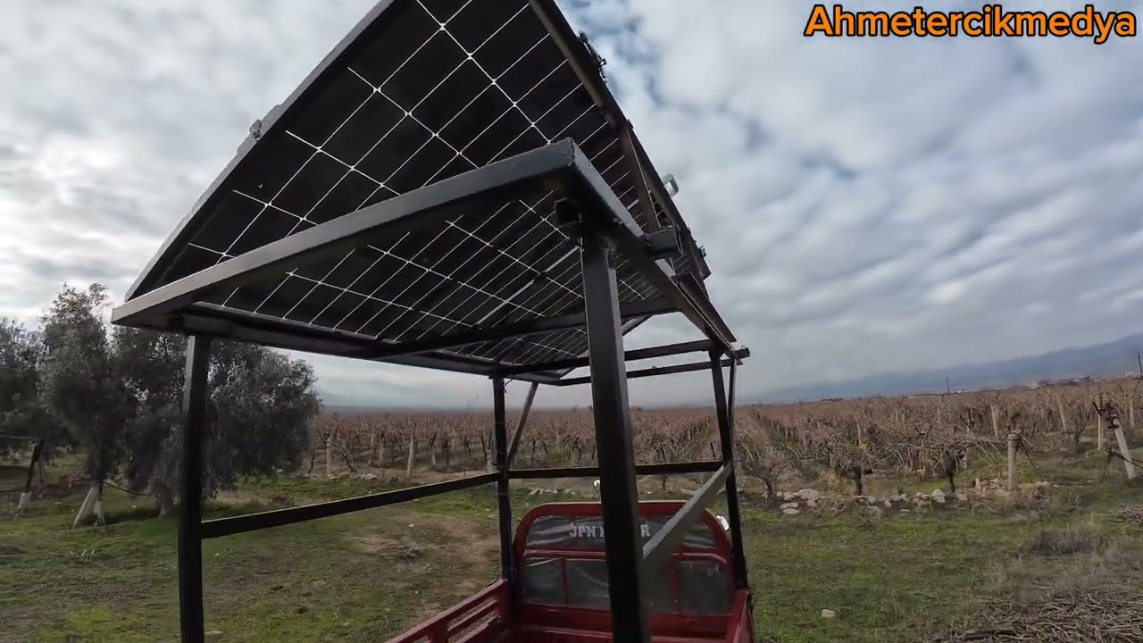 güneş enerjisiyle çalışan moped sistemi ve şarj işlemi #güneşenerjisi #akülümotorsiklet