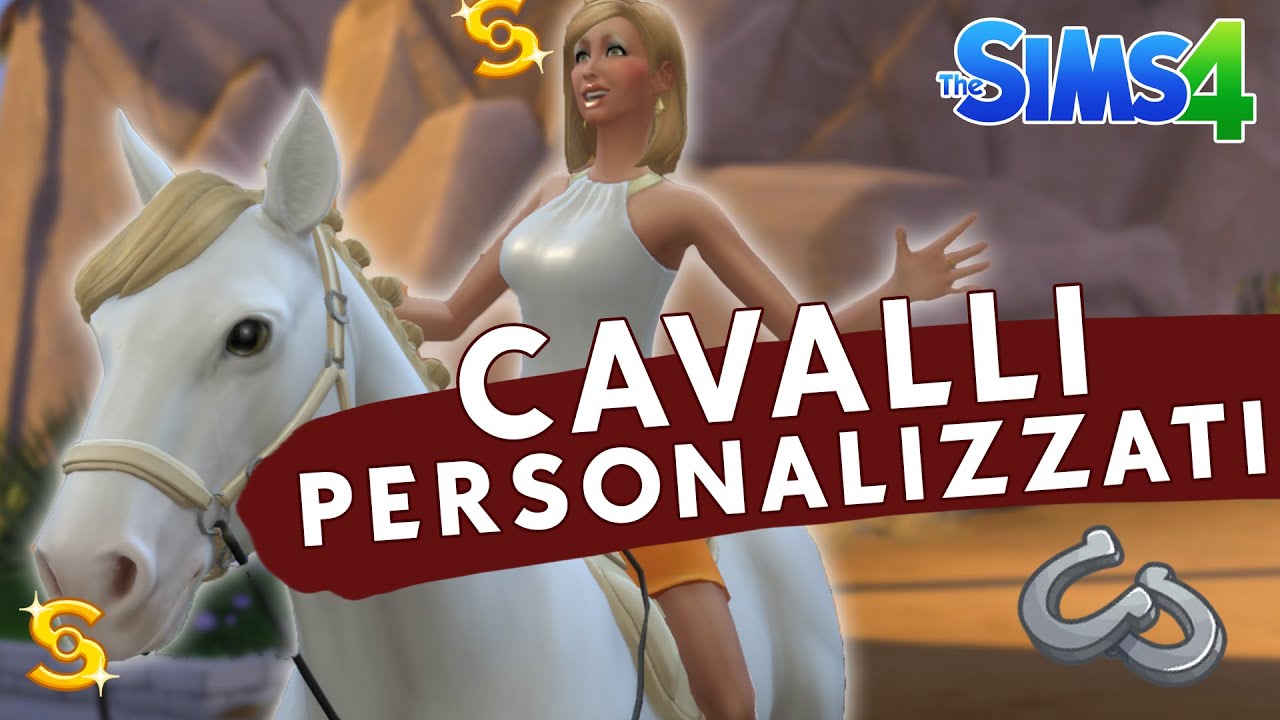 Ad ogni Sim il suo CAVALLO PERSONALIZZATO 🐴😍 | The Sims 4 Ita Vita nel Ranch