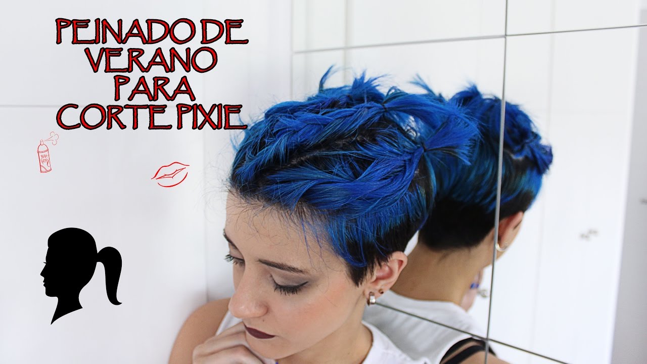 PEINADO DE VERANO PARA CORTE PIXIE | littlefenu