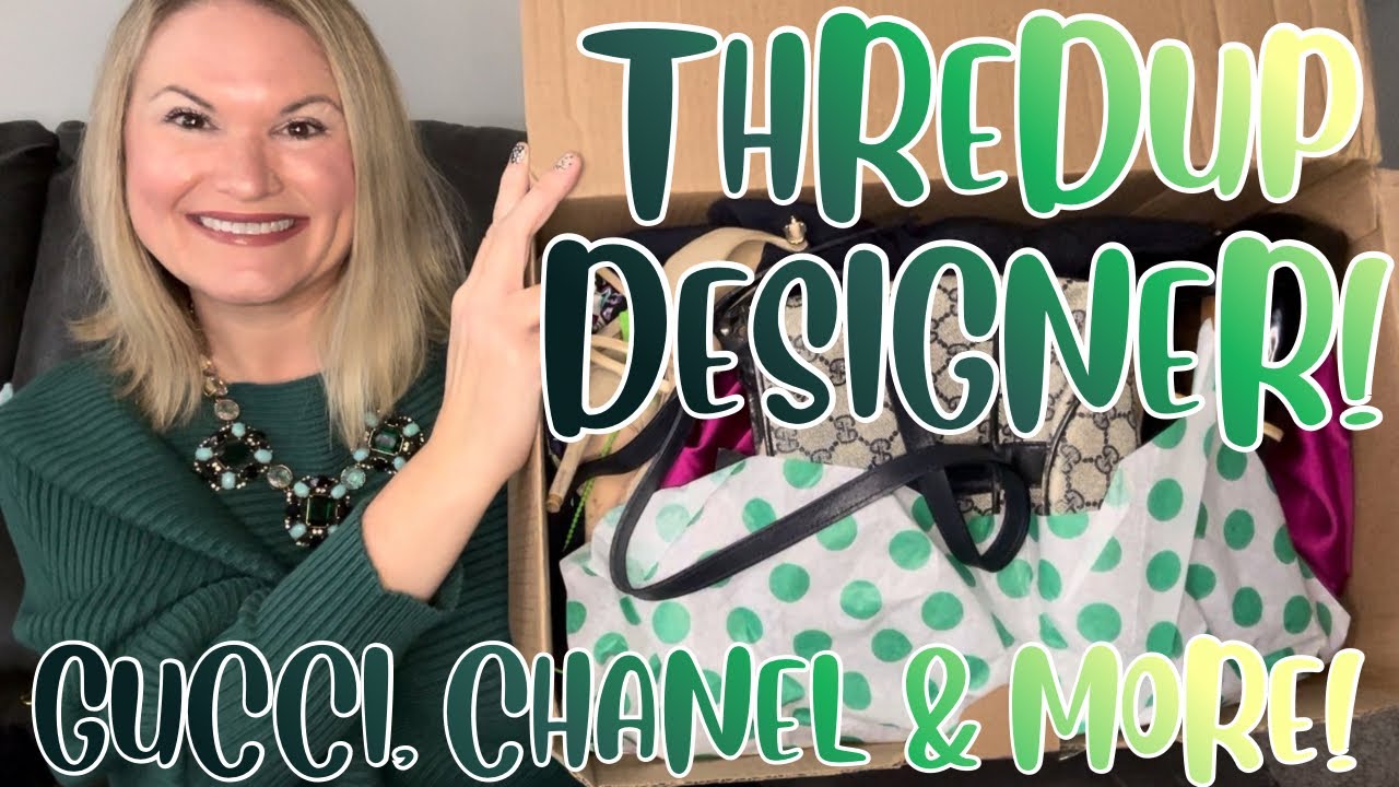 Gucci и Chanel в этом видео от Thredup DIY DESIGNER RESCUE BOX с распаковкой! #mysteryunboxing