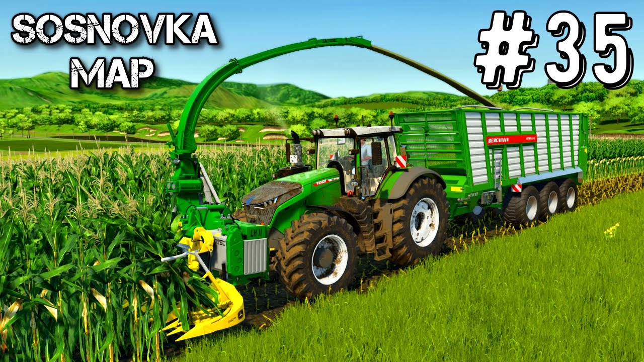 Farming Simulator 25 Карта Сосновка Таймлапс Эпизод #35 Мегаферма fs25 геймплей
