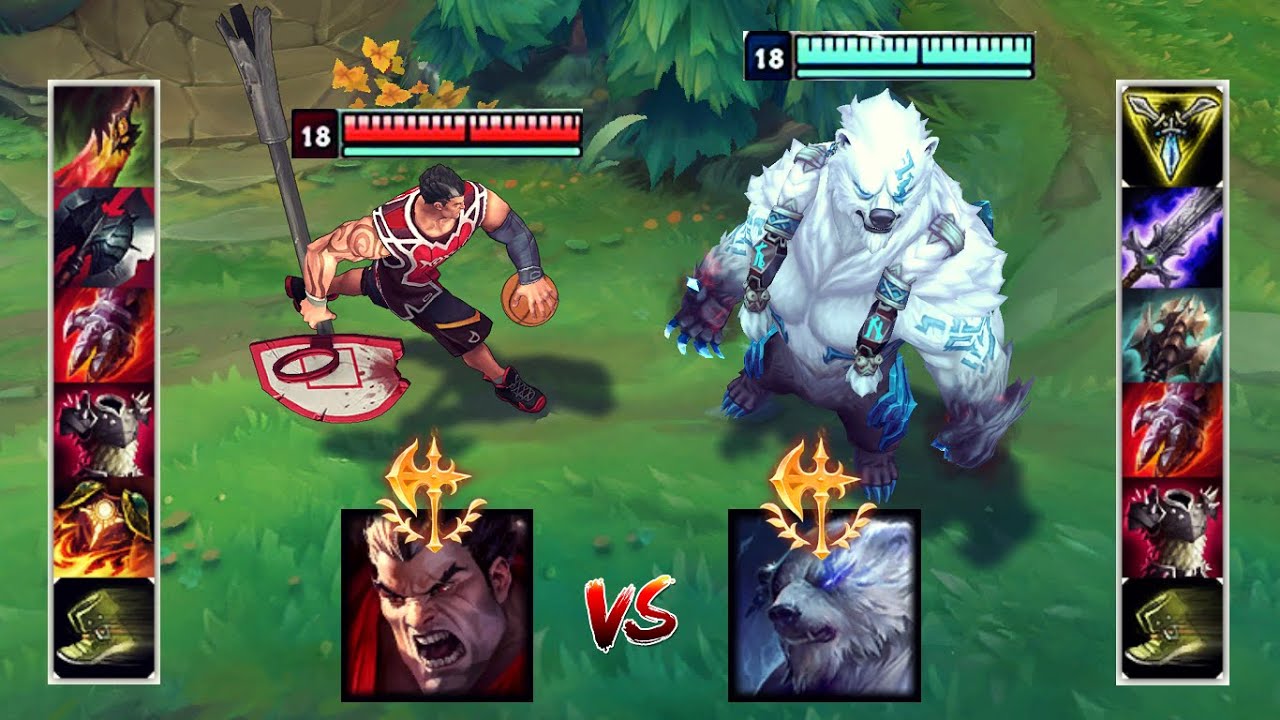 REWORK VOLIBEAR vs DARIUS FULL BUILD FIGHTS & Best Moments!