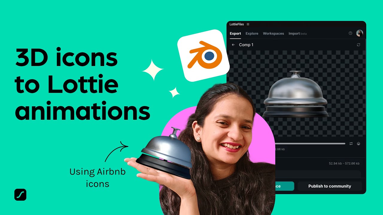 After Effects 3D to Lottie tutorial: Turn Airbnb’s icon into a Lottie animation