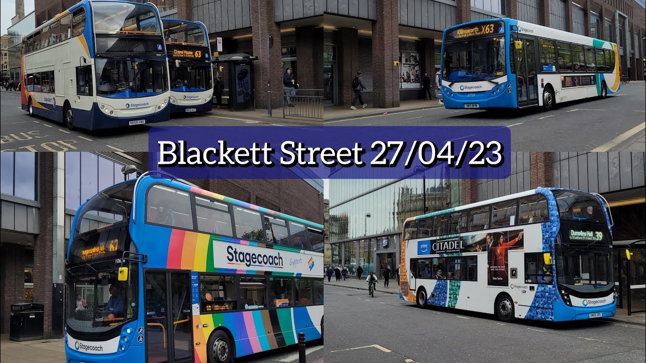 Buses at Blackett Street, Newcastle | 27/04/23