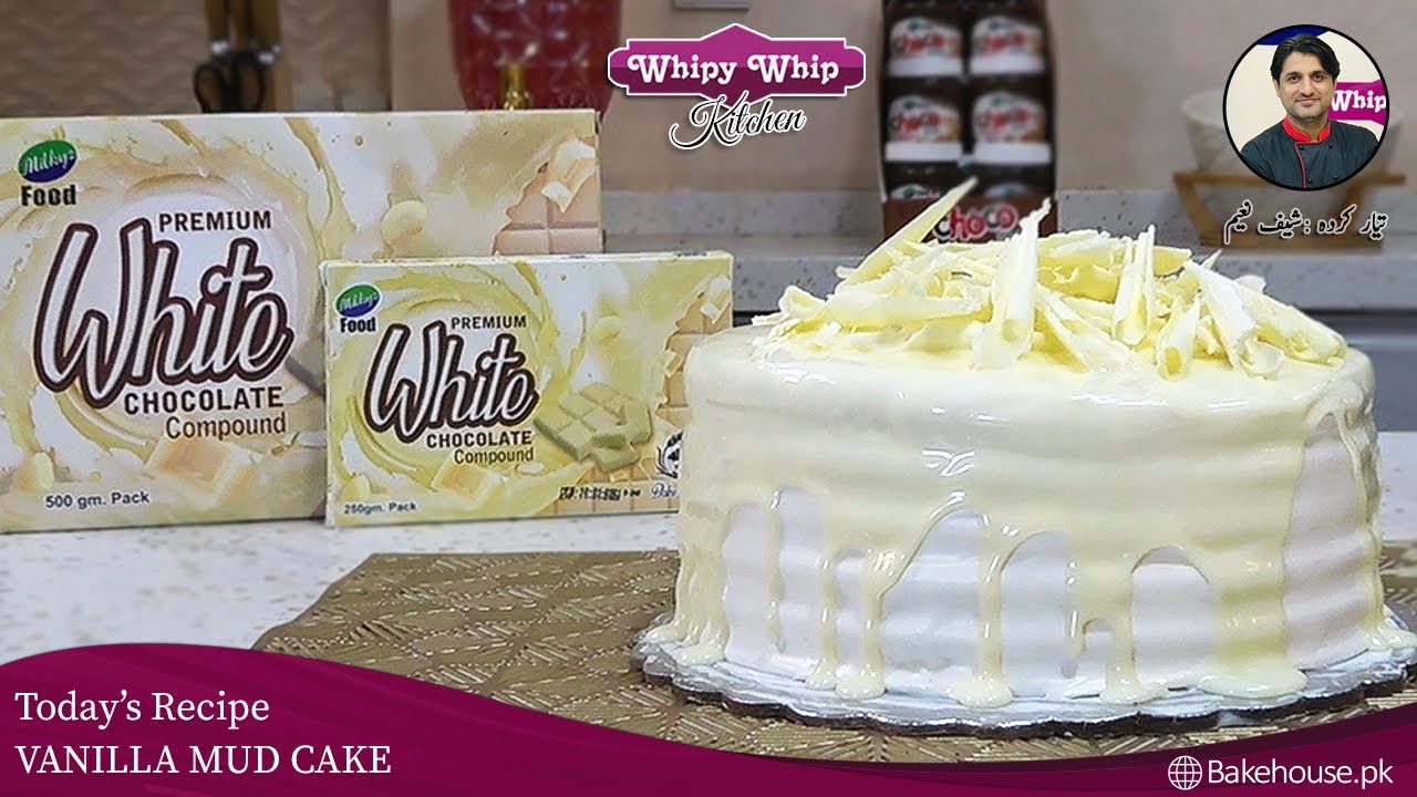 How to make Vanilla Mud Cake| Tempting Mud cake with frosting work| English Subtitles| Milkyz Food