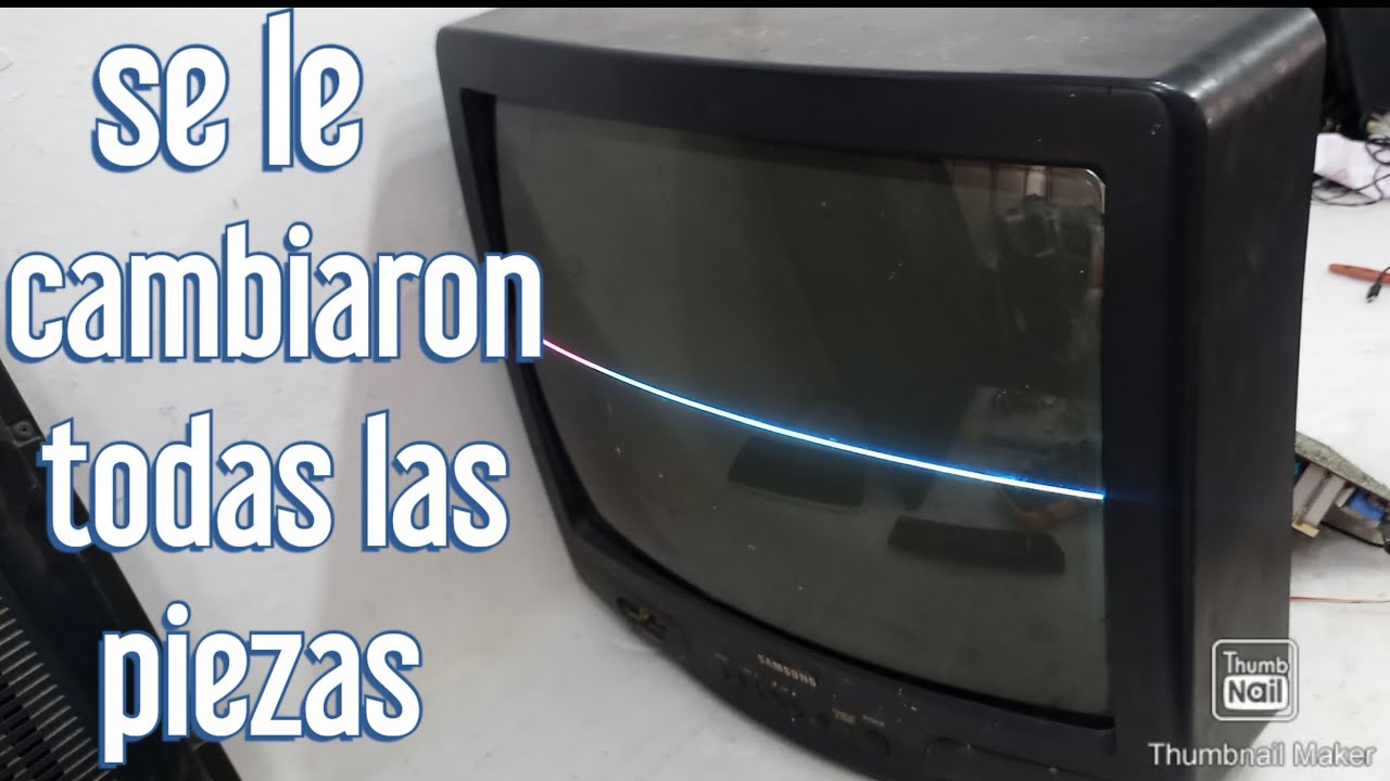 Falla típica en los Samsung CRT  || Mira cuál es la solución