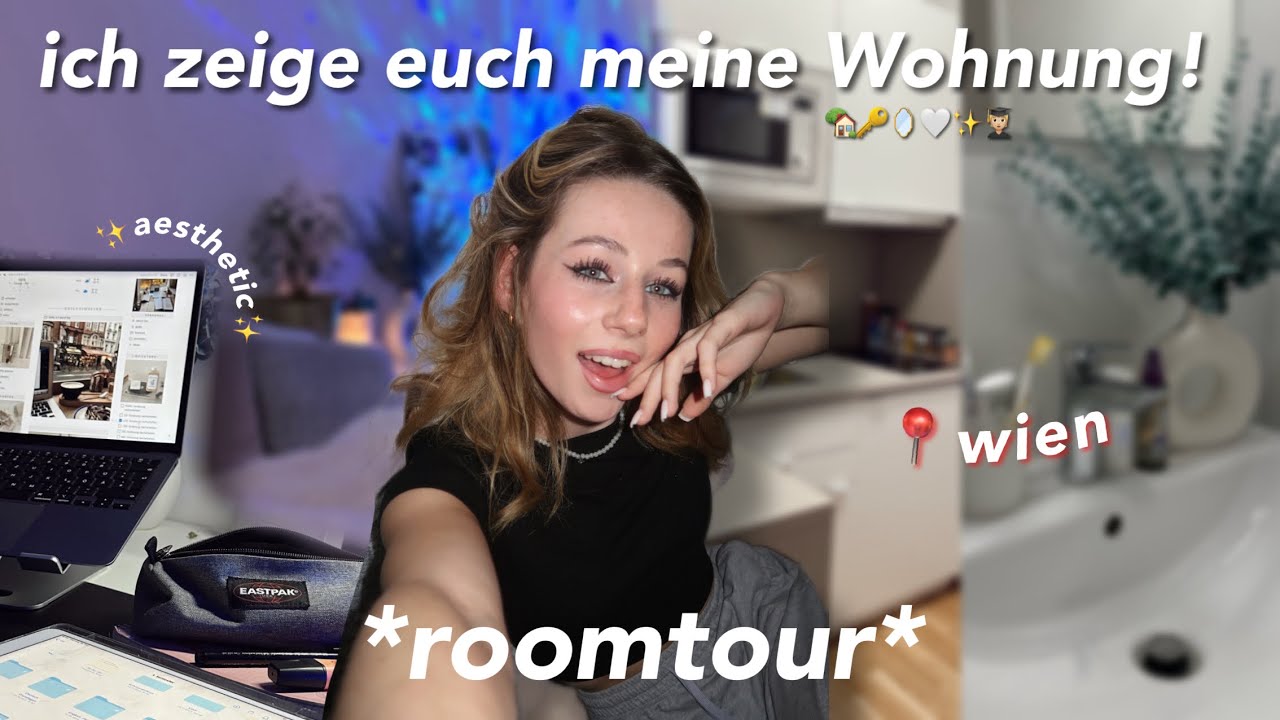 ich zeige euch meine erste eigene Wohnung *in Wien* 😳🔑 | aesthetic roomtour!