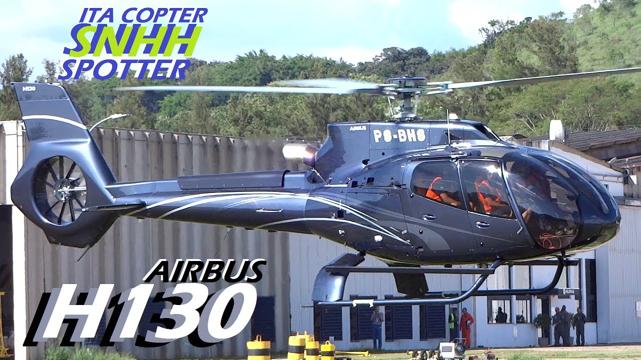 EXCLUSIVO! NOVO! Airbus H130 PS-BHS em voo de testes na Helibras!