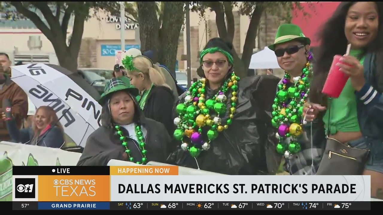 St. Patrick's Day weekend kicks off with Dallas Mavericks parade