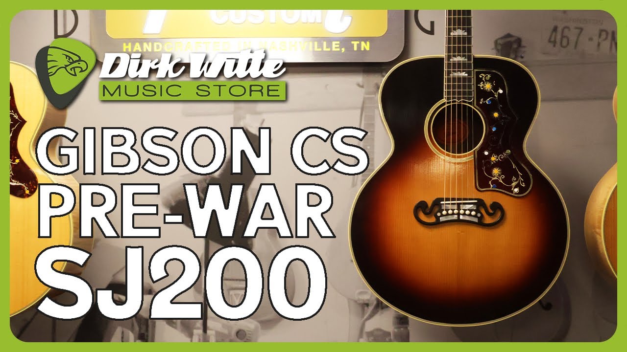 Dirk Witte | Gibson Custom Pre-War SJ-200