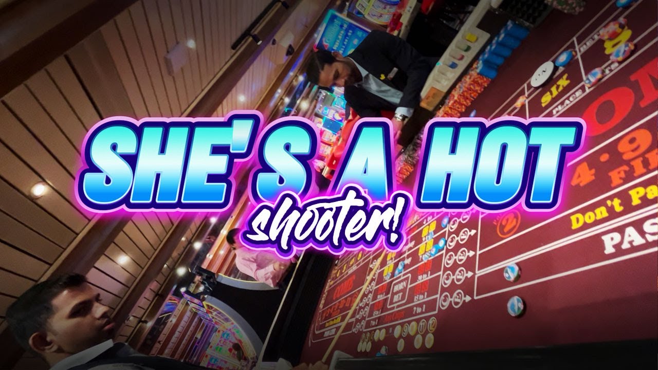 Live Table Craps : SHE'S A HOT SHOOTER!! Part 1/2
