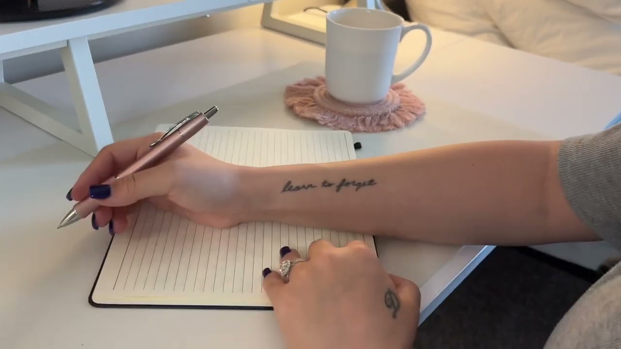 write morning pages with me | asmr journaling | no music | real time