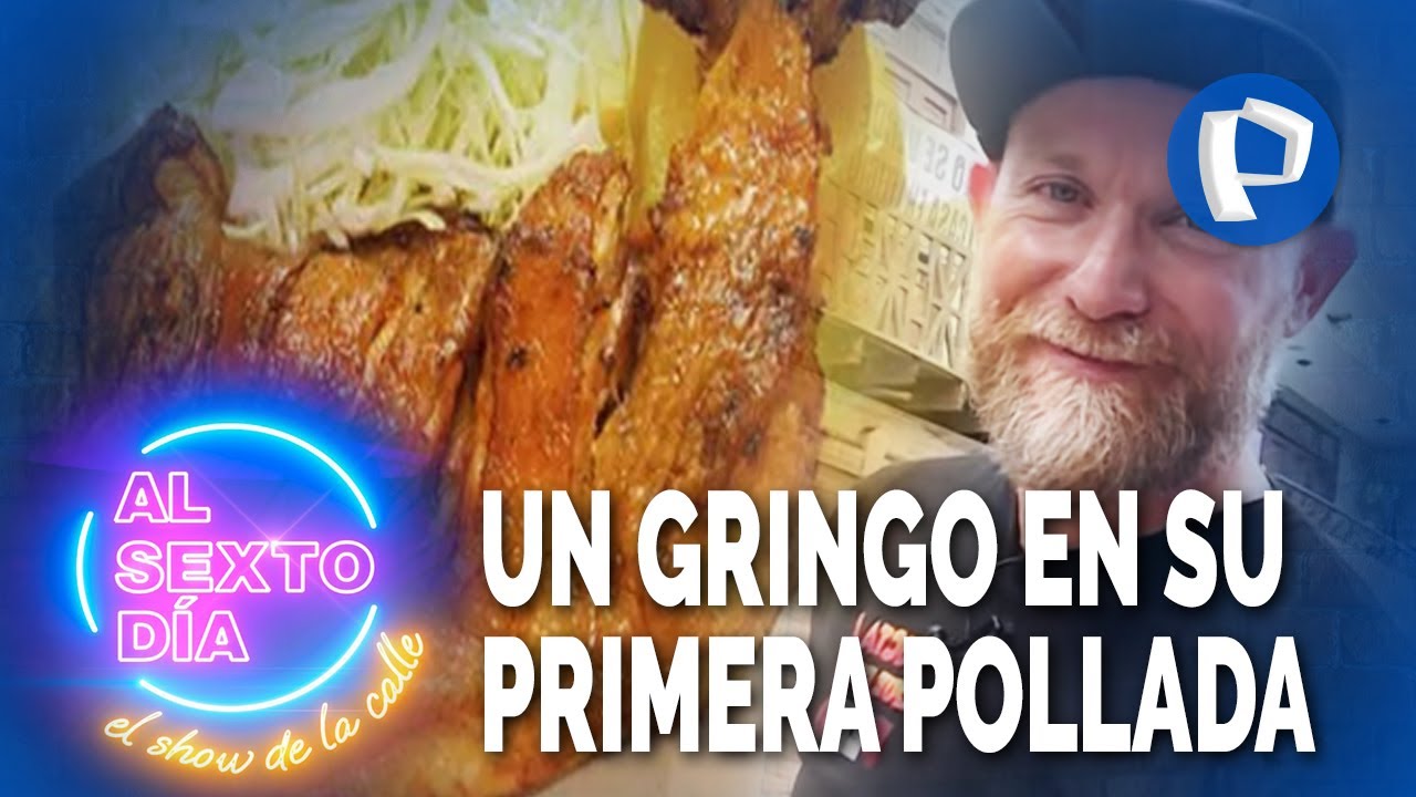 ¡Peruvian Challange! Extranjero conoce el sabor de las polladas en Lima