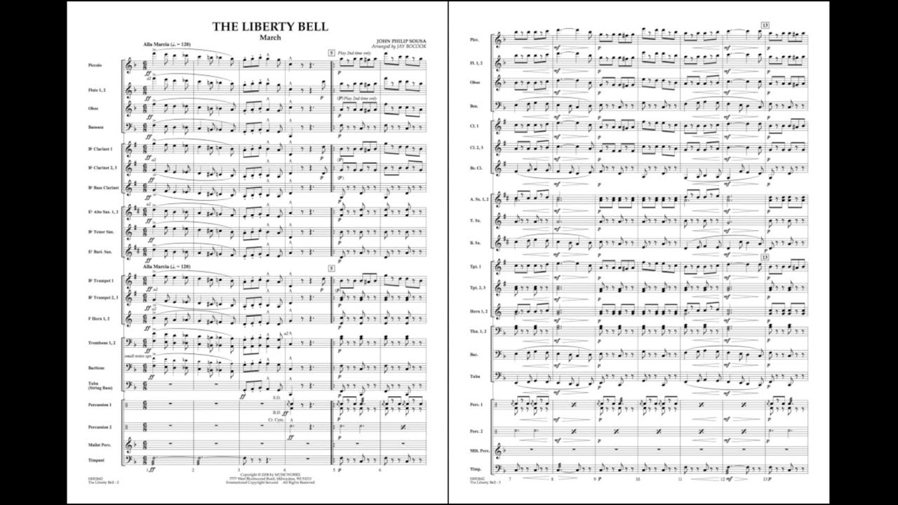 The Liberty Bell (March) by John Philip Sousa/arr. Jay Bocook