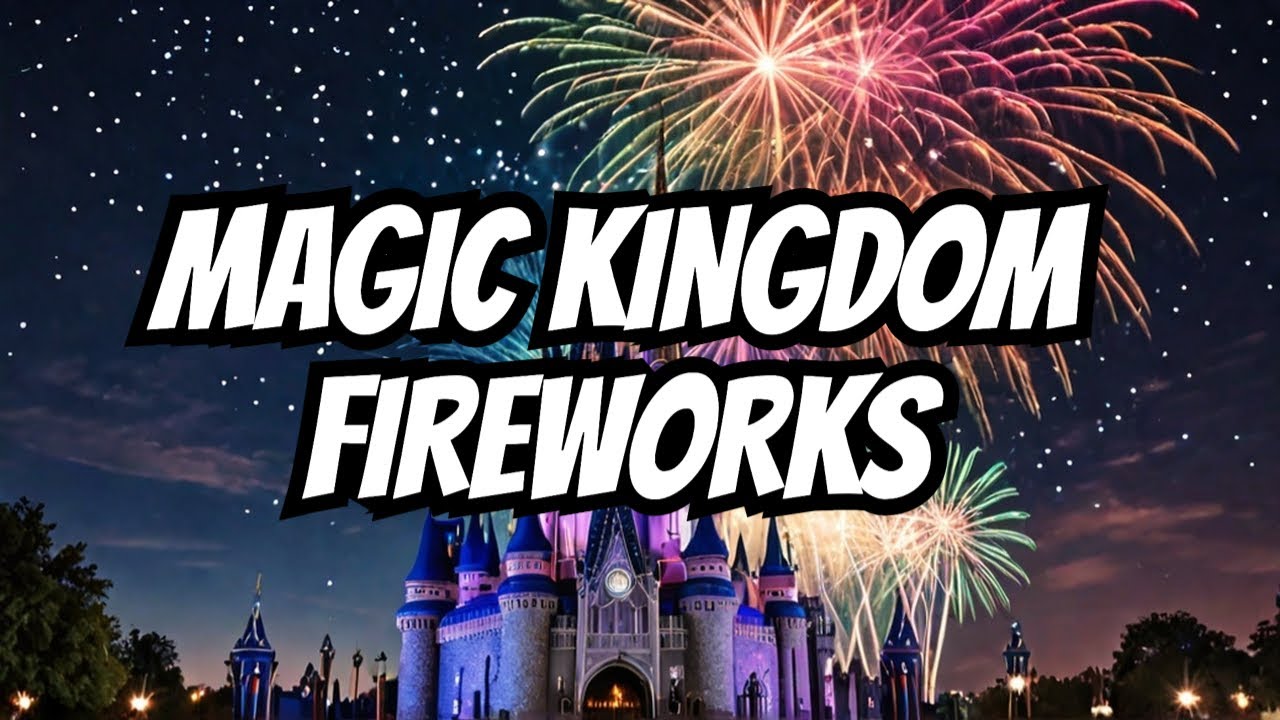 Disney World - Magic Kingdom - Fireworks - Osmo Pocket 3 (low light mode)